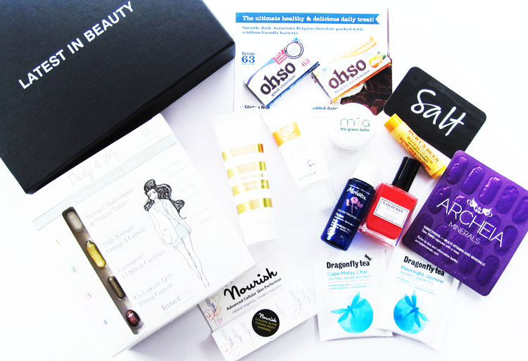 A picture of Latest in Beauty Hip and Healthy summer glow box 2014