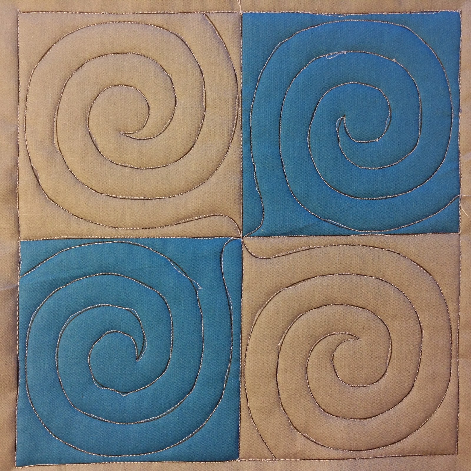 Josh Free Motion Quilts Spirals