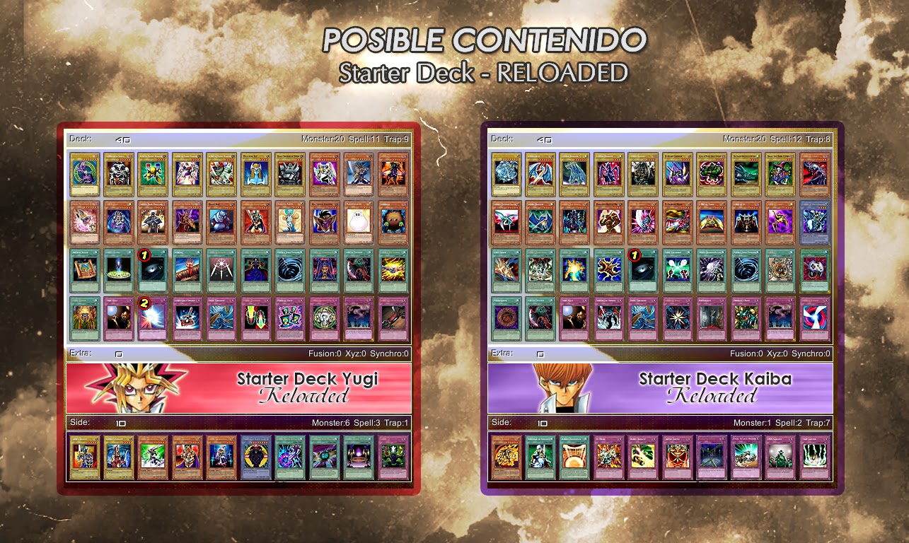 El Exordio del Duelista Starter Deck Yugi / Kaiba Reloaded Posible