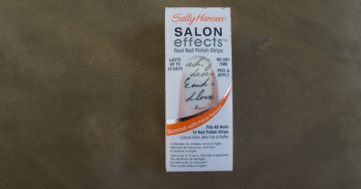 A Love Affair With Eyeliner Sally Hansen Salon Effects Real Nail