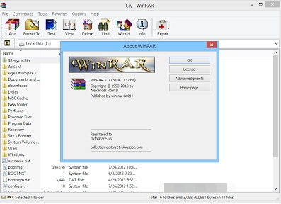 Winrar serial key