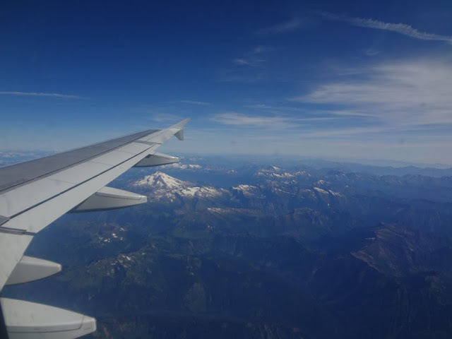 Flying over the North Cascades