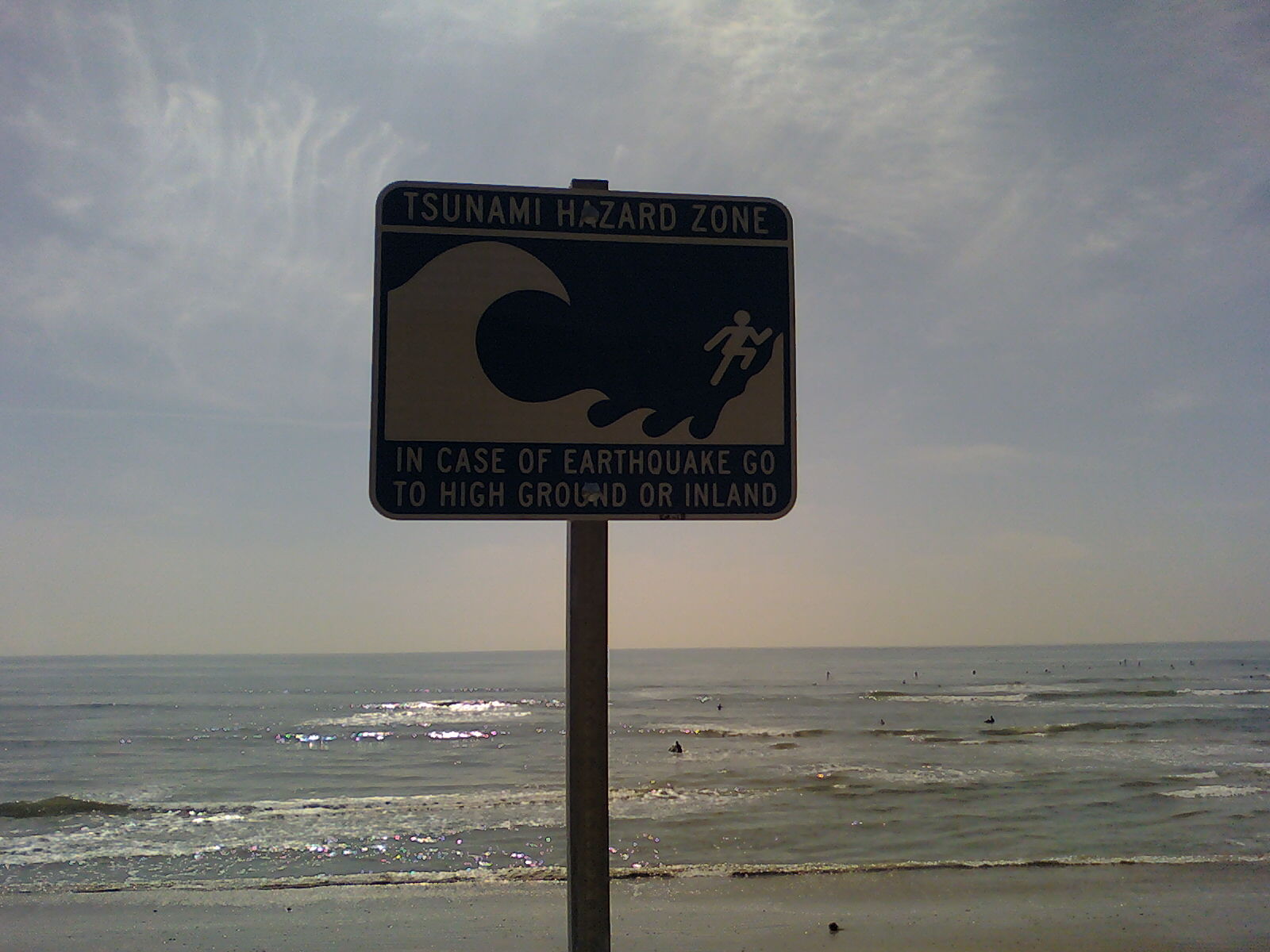 Surfing Sunboy: Tsunami warning signs put up this week in ...