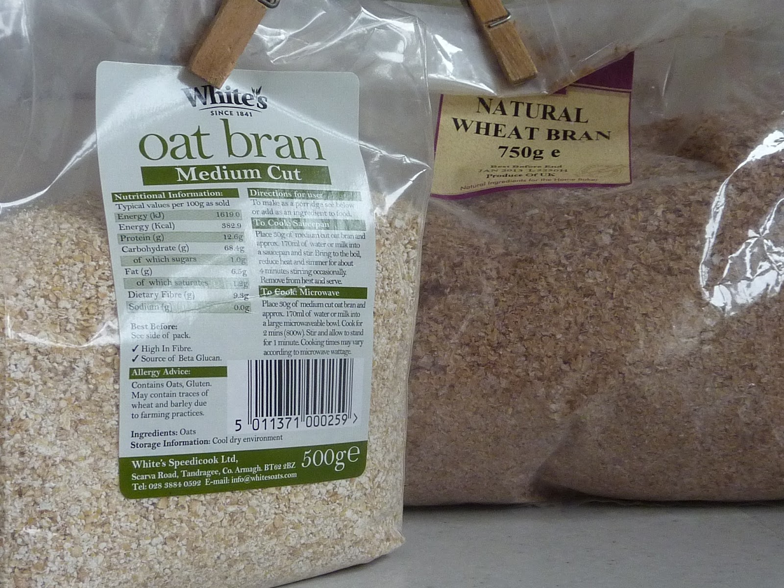 Ramblings of Doug What is the difference between Oat Bran and Wheat Bran?