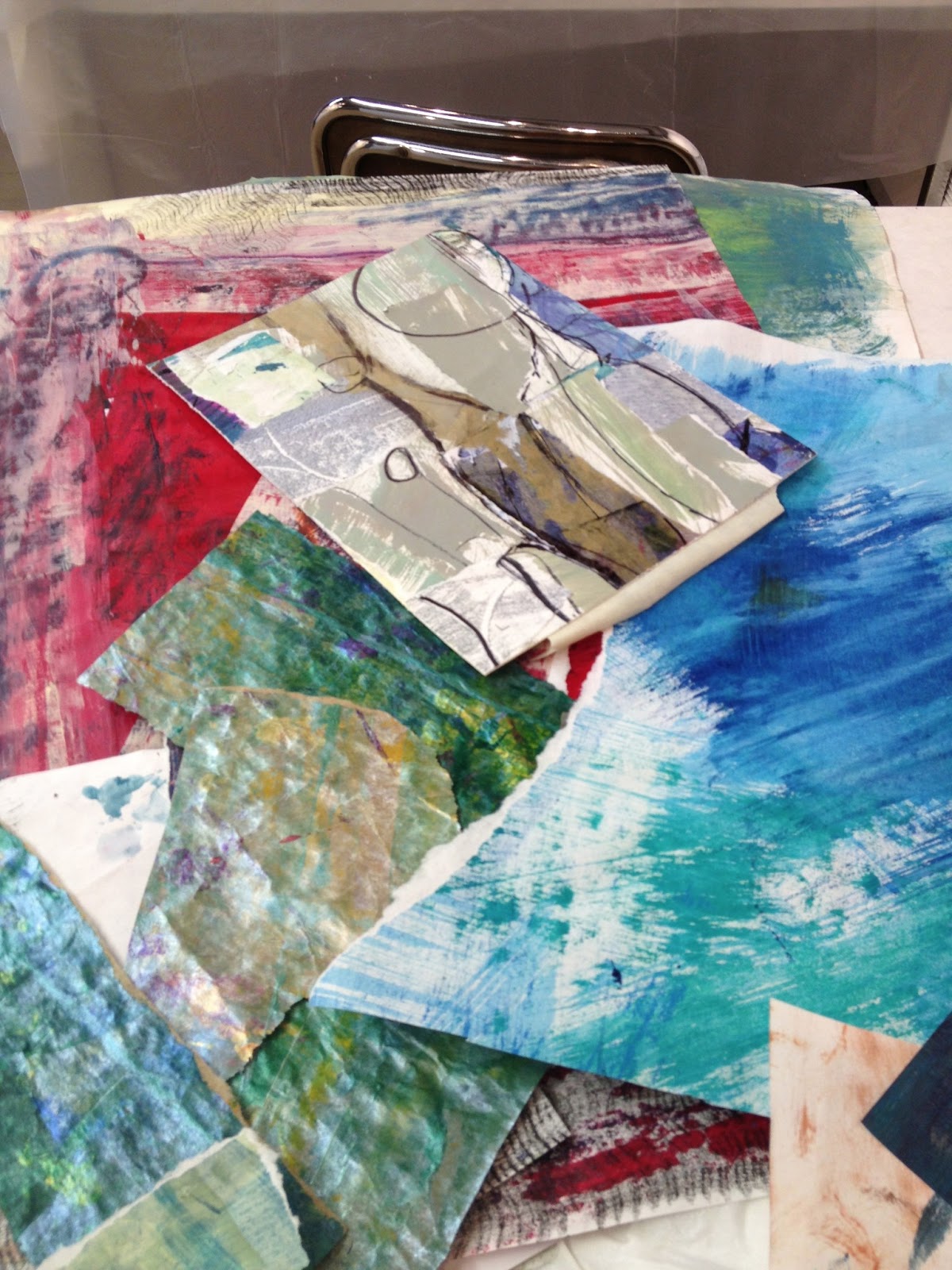 C. Dianne Zweig Kitsch 'n Stuff Creating Painted Papers For Mixed