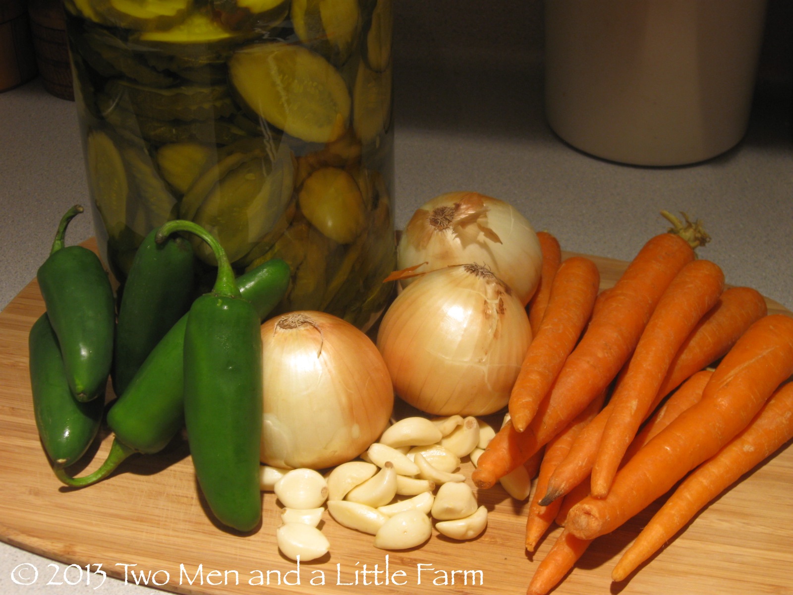 Two Men and a Little Farm SOUTHERN SWEET HOT EASY PICKLES RECIPE