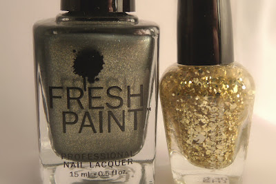 Fresh Paint- Olive You & Sally Girl-Gold Glitter