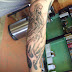 GRIM REAPER TATTOO AND SLEEVE BY DAVE KNOX FAIRBANKS ALASKA 260-223-3773