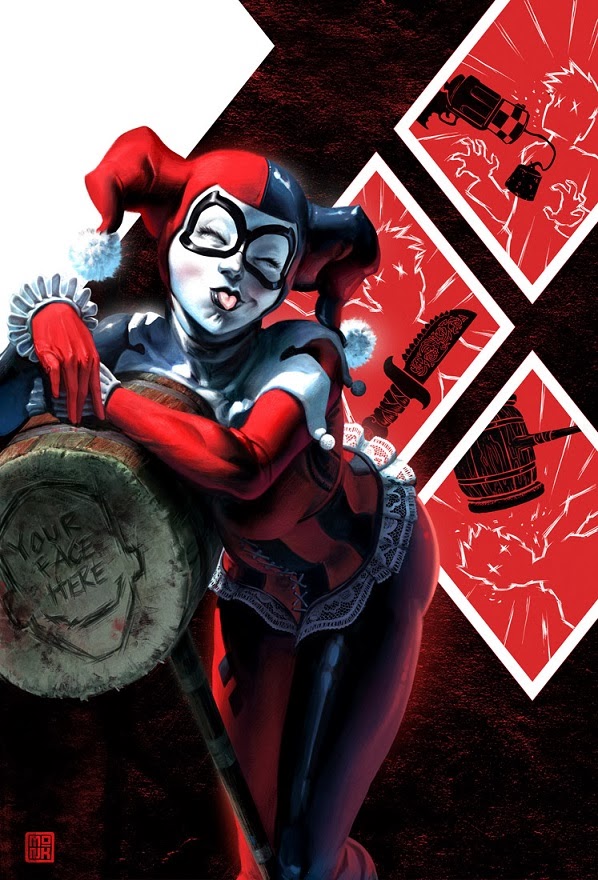 Incredible Harley Quinn fan art perfectly captures her two mental