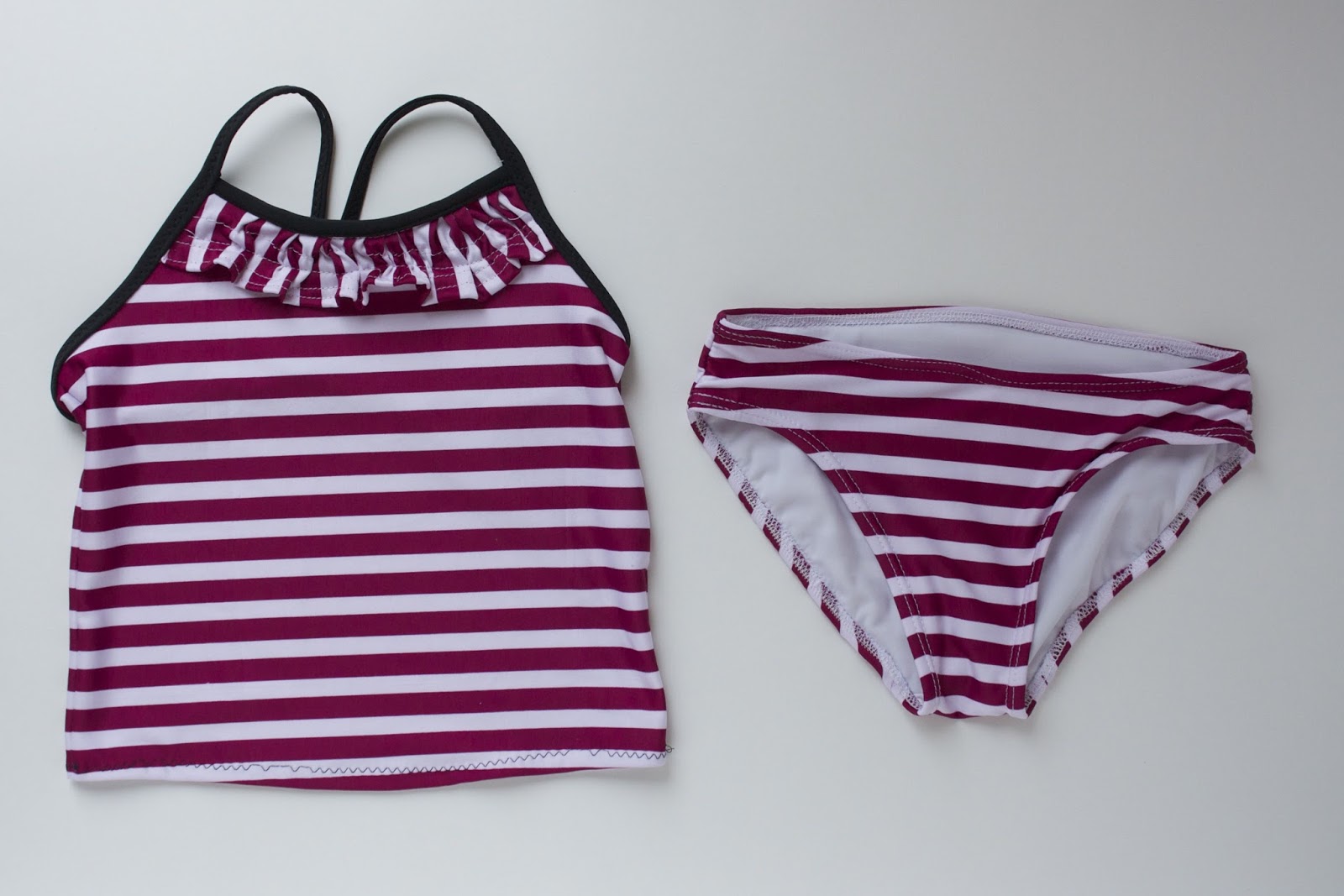 Zaaberry Girls 2Piece Swimsuit TUTORIAL & PATTERN