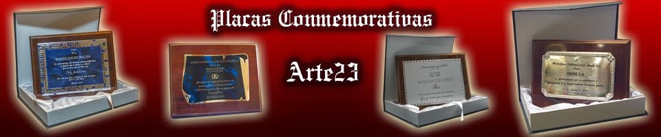Placas Conmemorativas - 24H