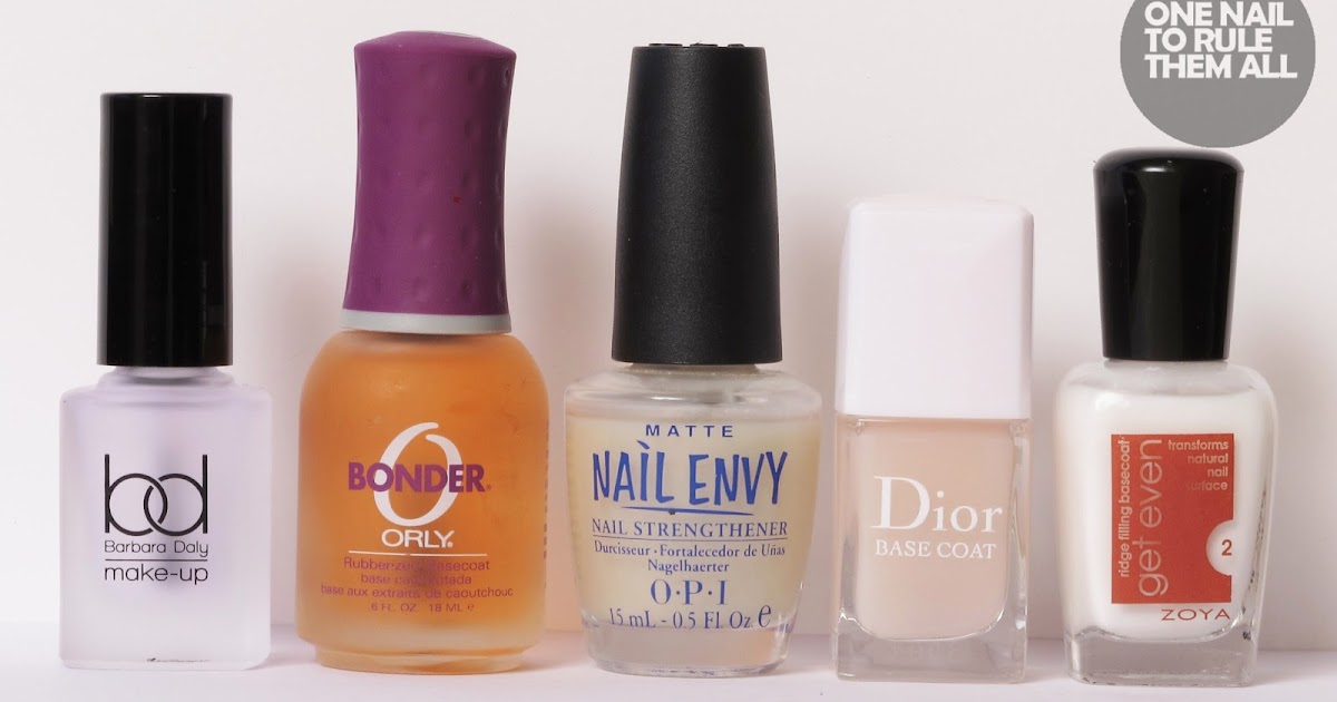 One Nail To Rule Them All Which is best? Comparing Base Coats