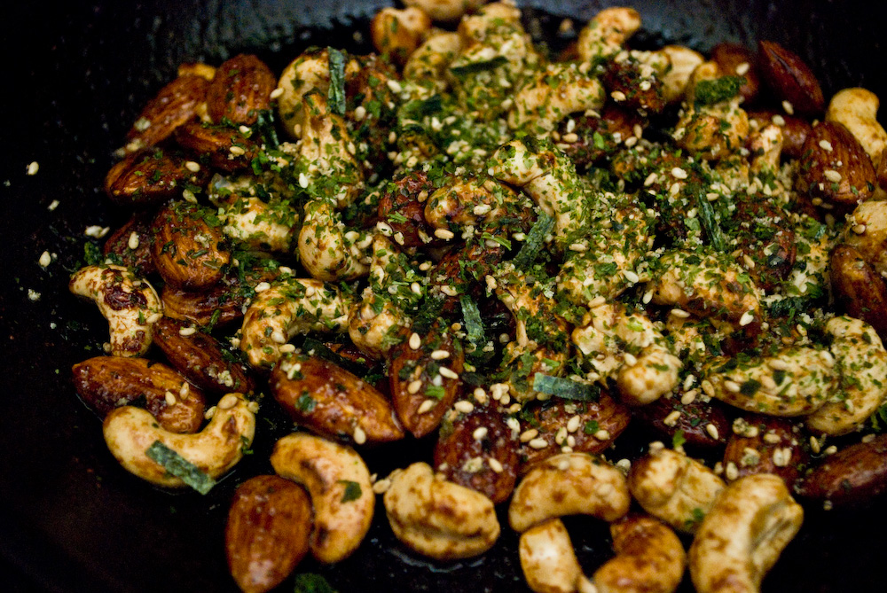 Recipes for a Quarterlife Sesame, Wasabi & Nori Mixed Nuts