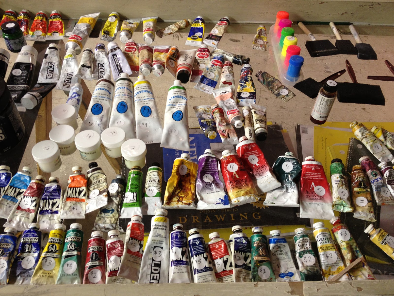 Olivia Cleans Green RISD 2nd Life Gives New Life to Old Art Supplies