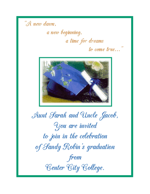 printable grad card