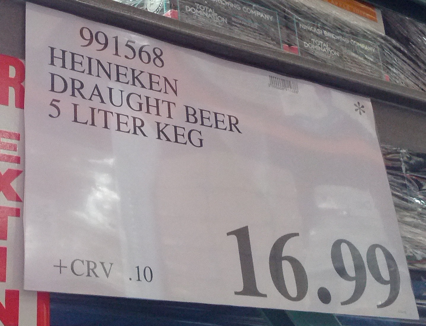 Heineken Draught Beer 5 Liter Keg Costco Weekender