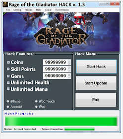 Rage of the Gladiator Hack Gold, Unlimited Gems Android iOS
