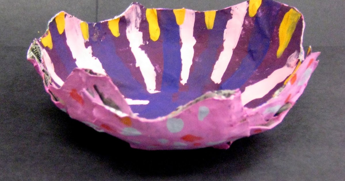 Experiments in Art Education Macchia Bowls (inspired by Dale Chihuly)
