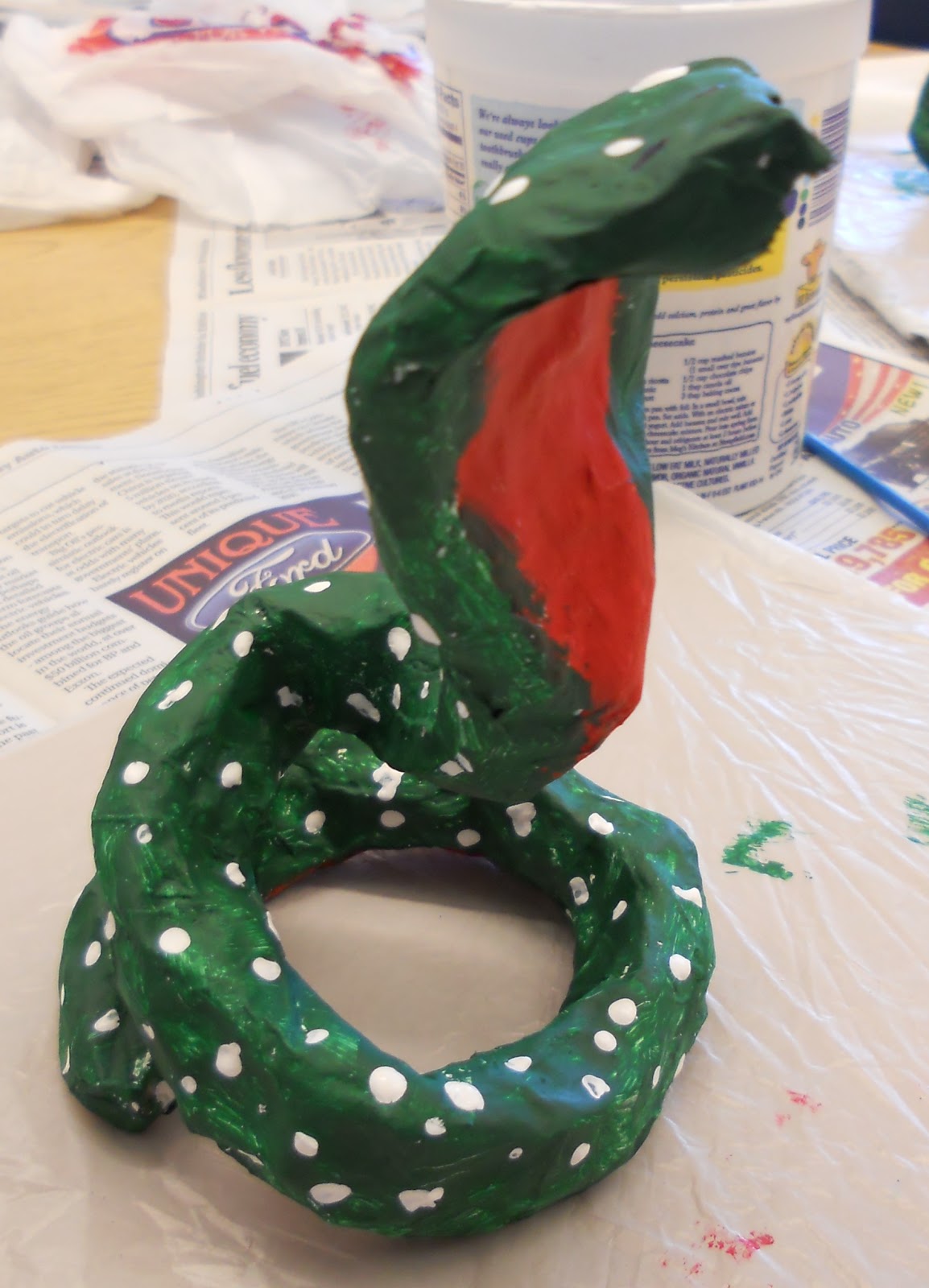 Create Art With Mrs. P! Oaxacan Papier Maché Snakes