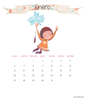 2014 CALENDAR FREEBIE /CALENDARIO 2014 IMPRIMIBLE