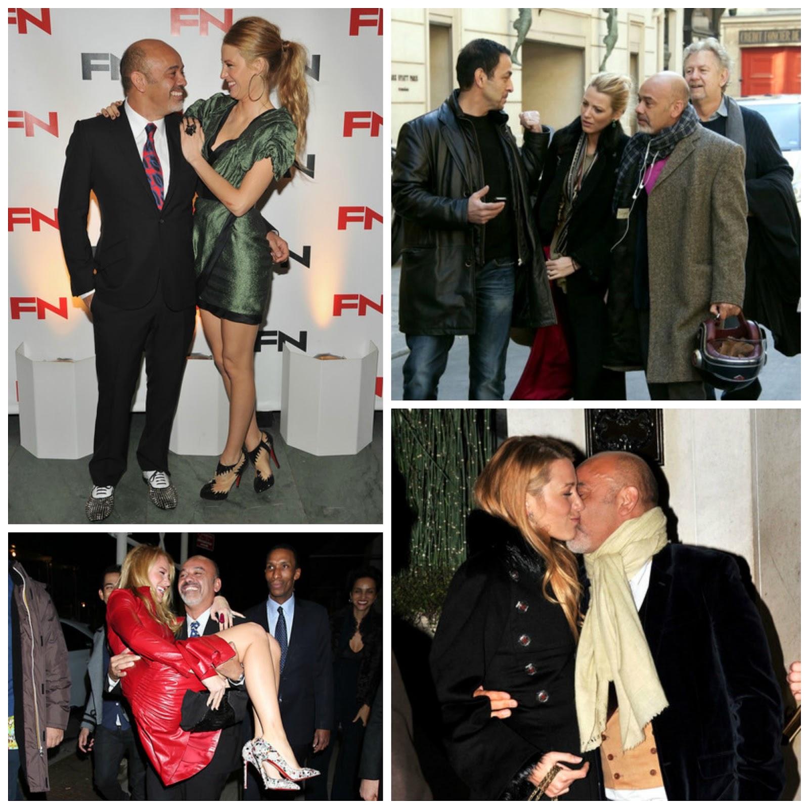 Christian Louboutin - Hold on tight! Blake Lively and Christian