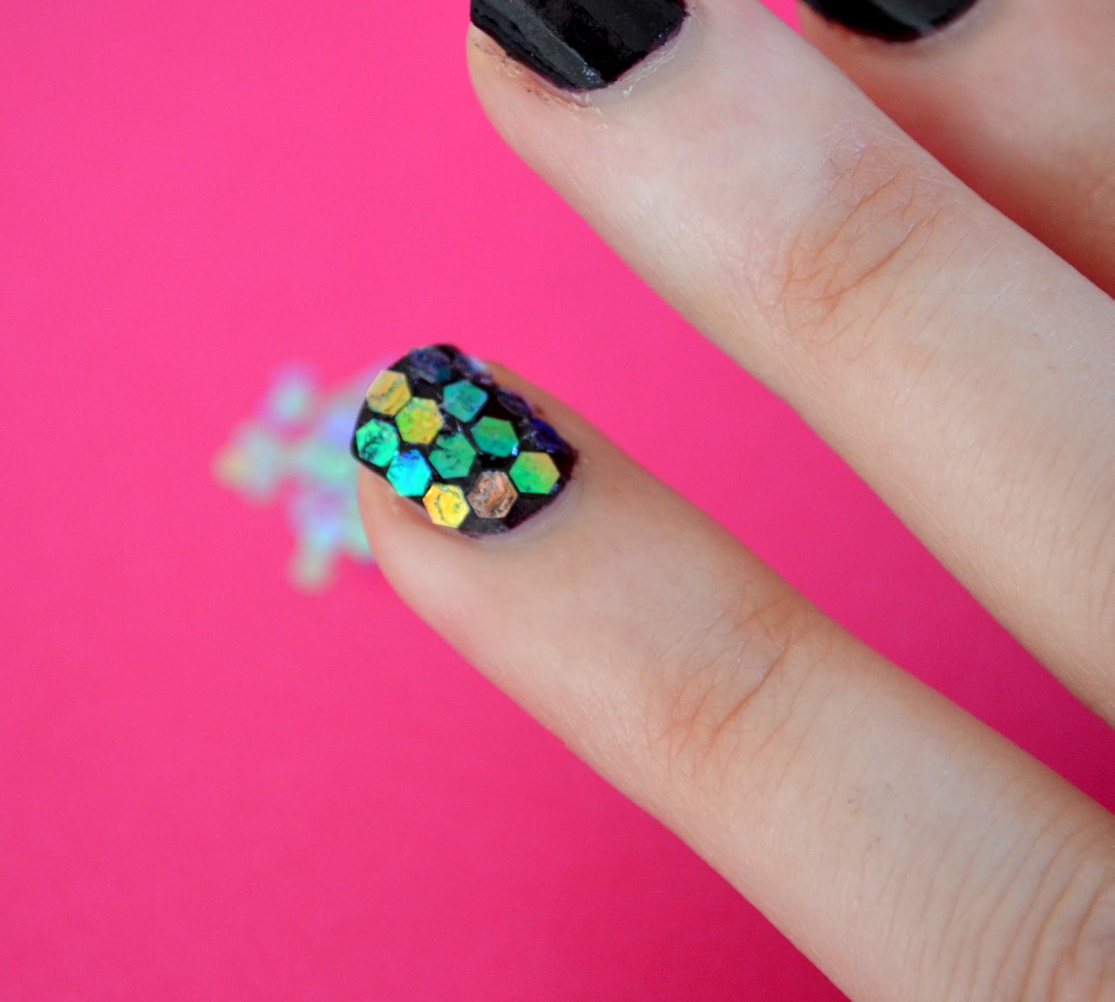 Very Enchanting Nail Art Tape & Sequins Tutorial