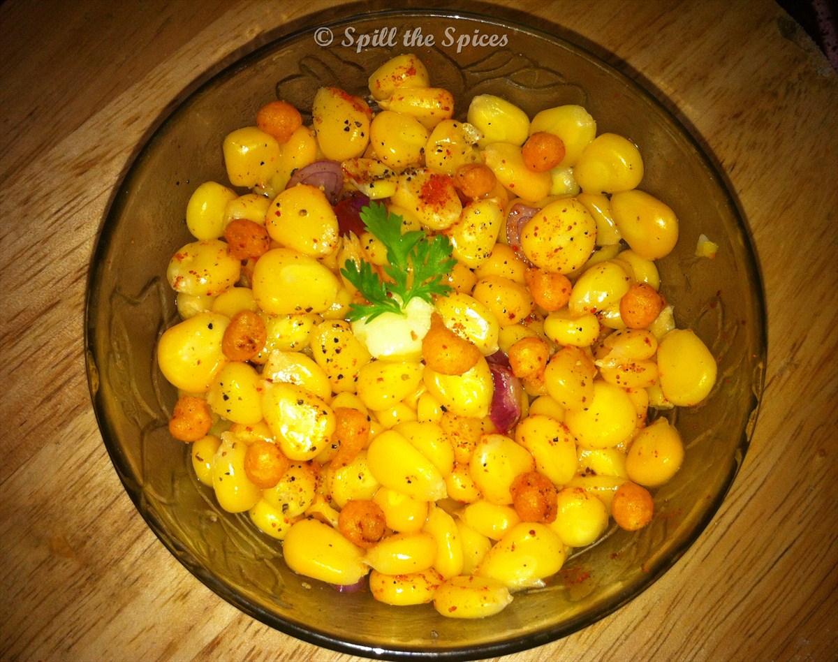 Sweet Corn Butter Chaat Spill the Spices