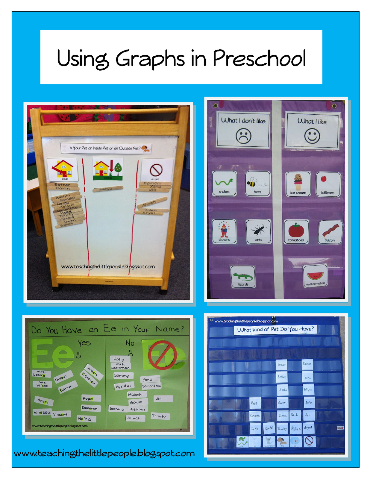 Preschool Charts And Graphs