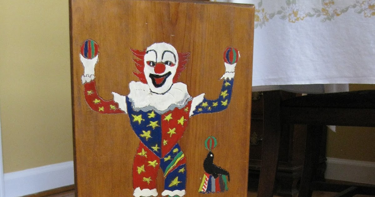 Three Makes A Collection: Creepy Clown Chair