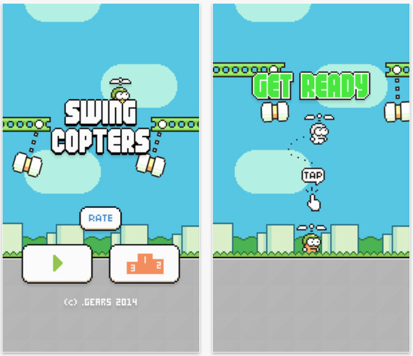 Flappy Bird Developer Released New Game 'Swing Copters' The