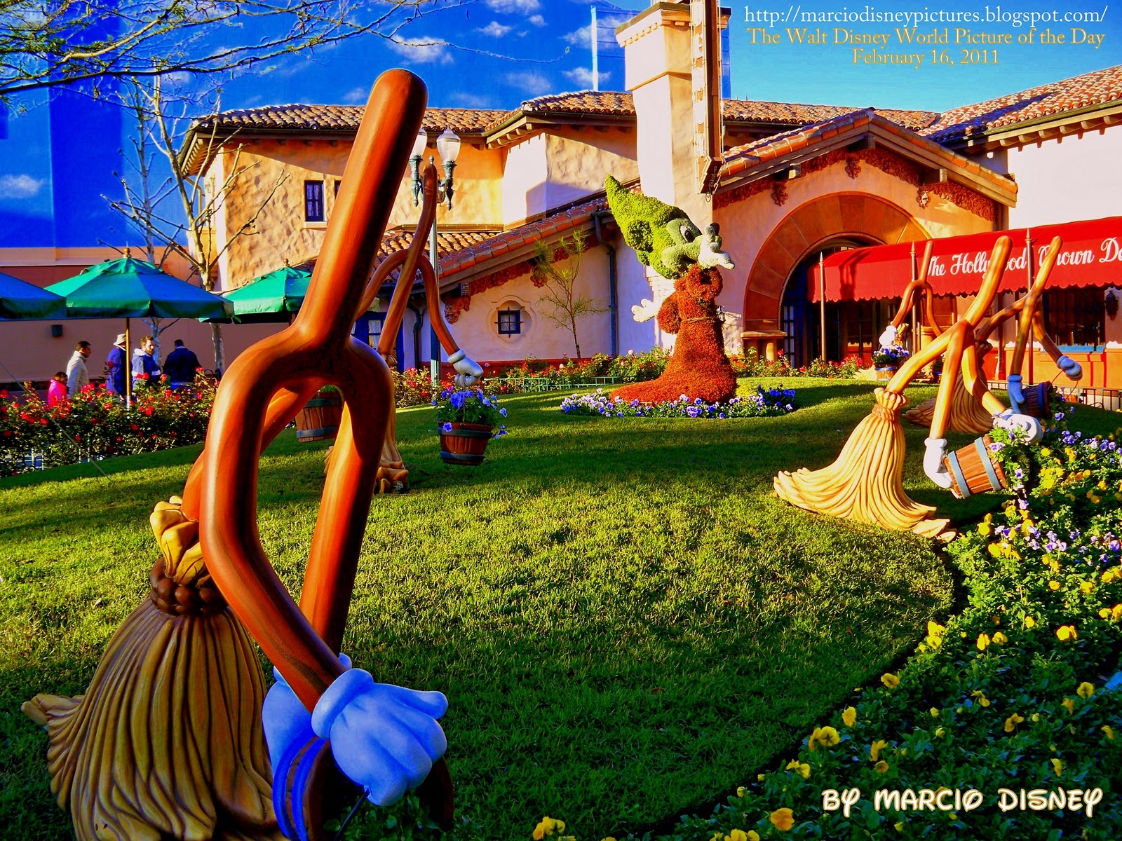 The Walt Disney World Picture Of The Day Fantasia Garden At