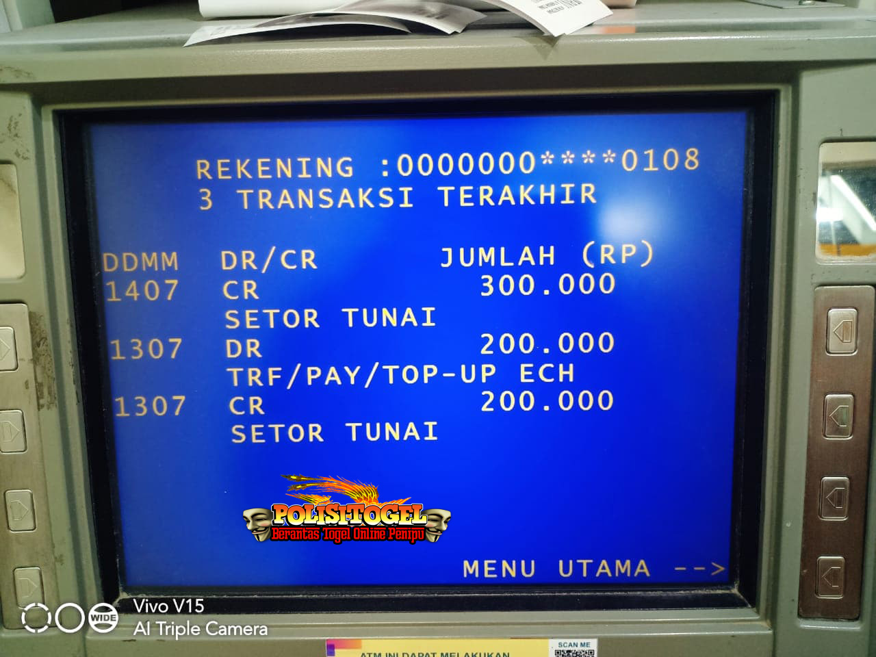 TAMANTOTO WIDRAW TIDAK MASUK KE REKENING