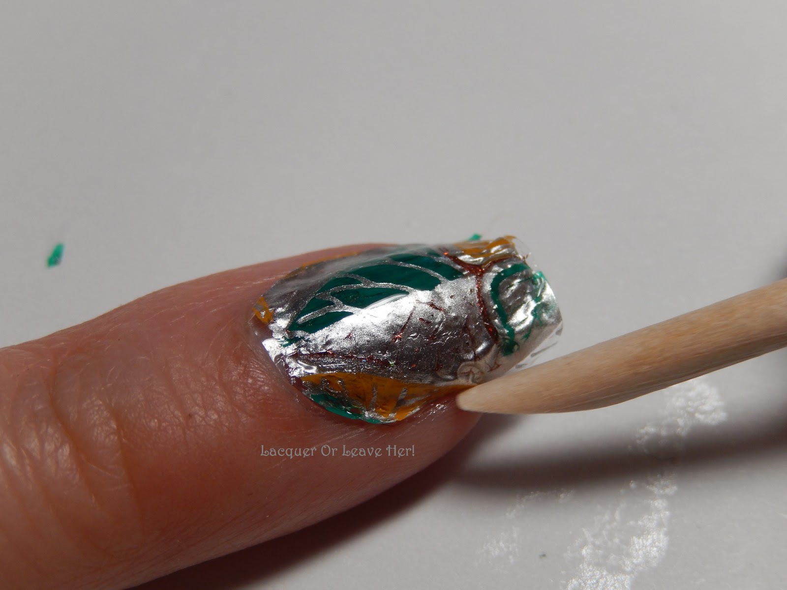 Lacquer or Leave Her! Tutorial Homemade decal nail wraps