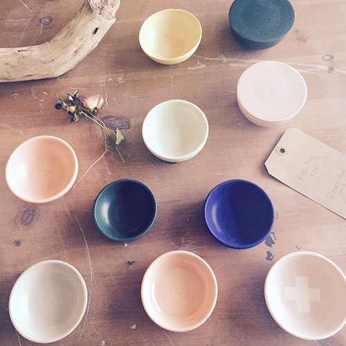 Paper and Clay, ceramic cups