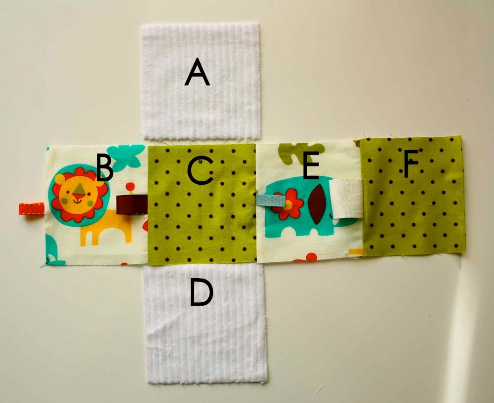 Zaaberry Baby Soft Block with Ribbon Tutorial