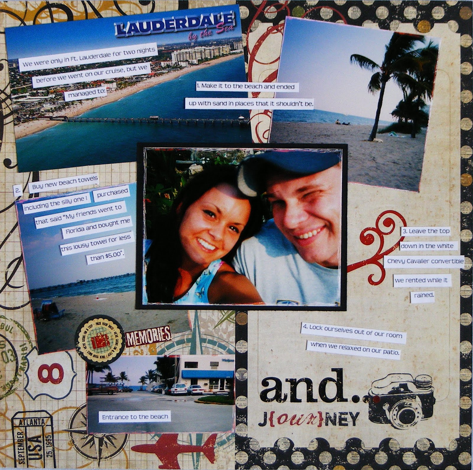 Snap & Scrap The Honeymoon Scrapbook Album Fort Lauderdale