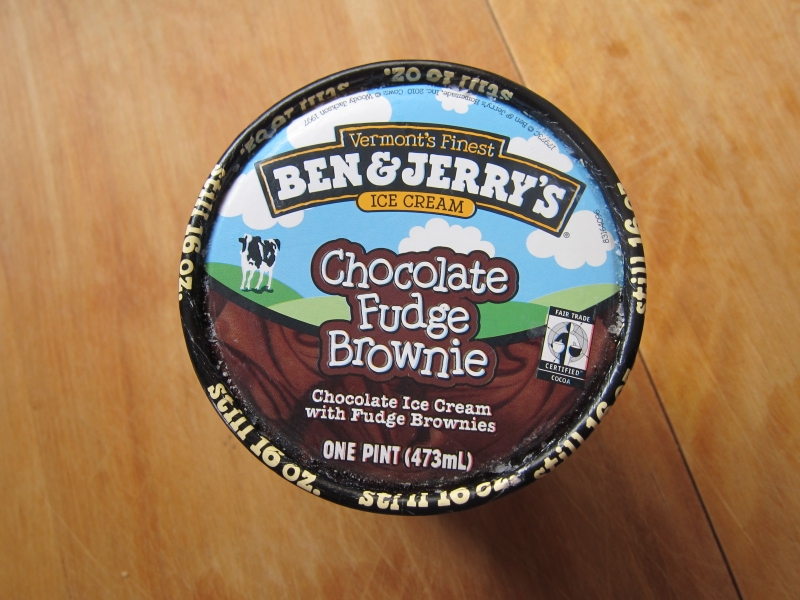 Frozen Friday Ben & Jerry's Chocolate Fudge Brownie Ice Cream