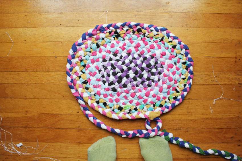 corner blog d.i.y. braided basket