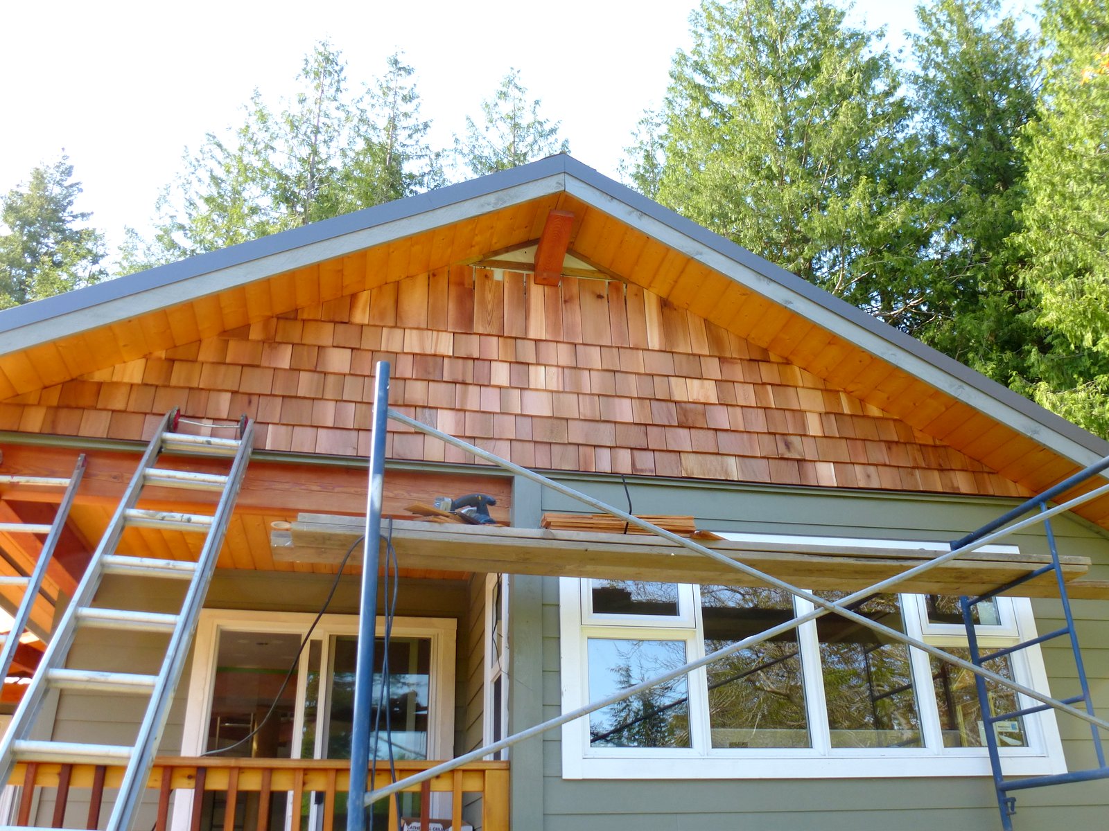 May's Garden The sweet smell of cedar shingles...