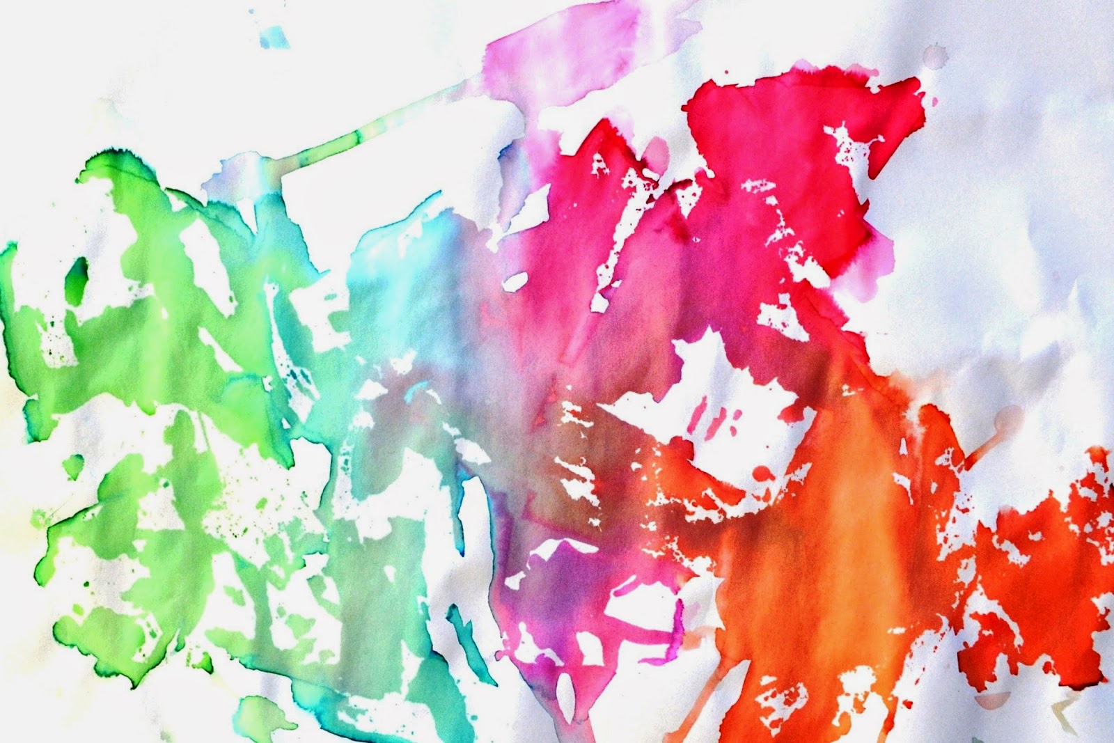 Lessons from the K12 Art Room Kindergarten "Painting" with Colored