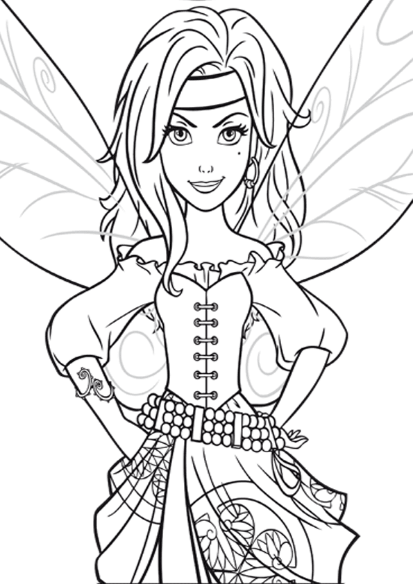 Dibujo De Campanilla Y Sus Amigos Para Colorear Dibujos Para