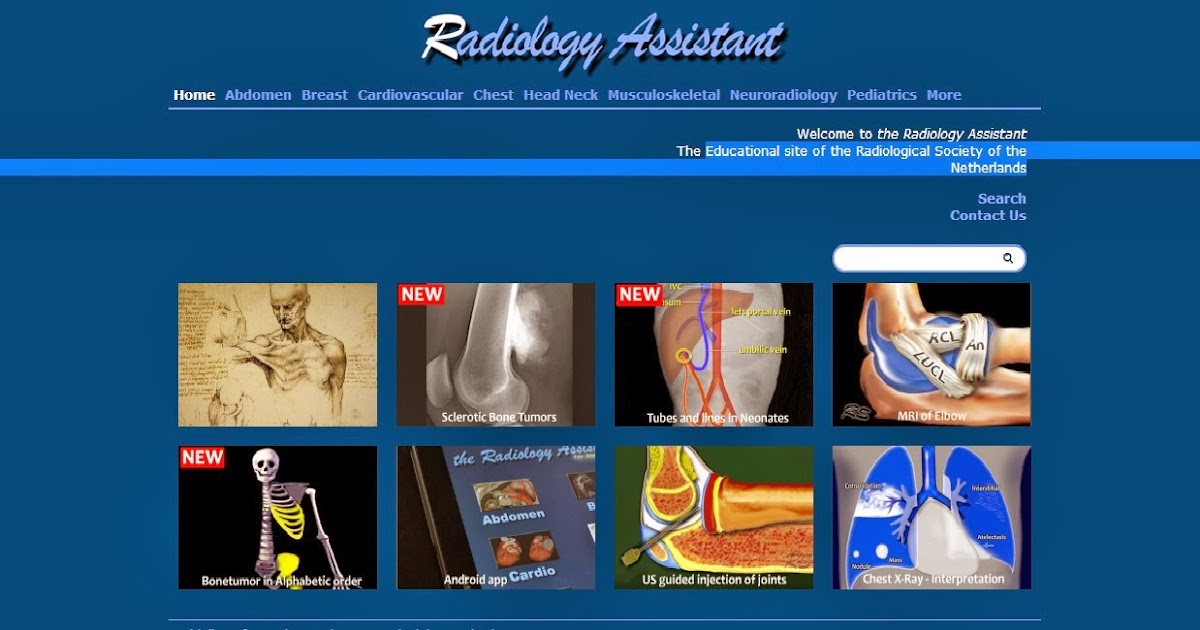 UpToDate medical portal for medical students and doctors Radiology