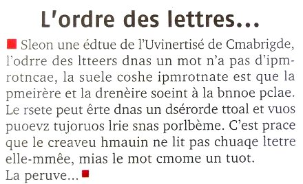lettres ordre lordre