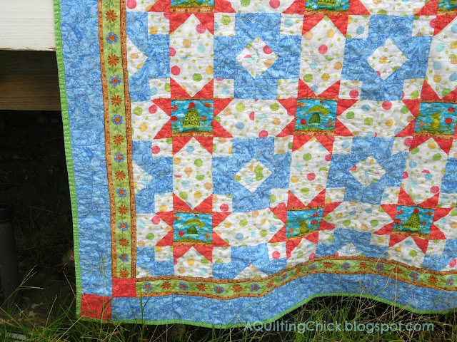 Frog Mystery Quilt - Left
