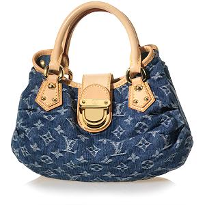 blue denim louis vuitton handbag