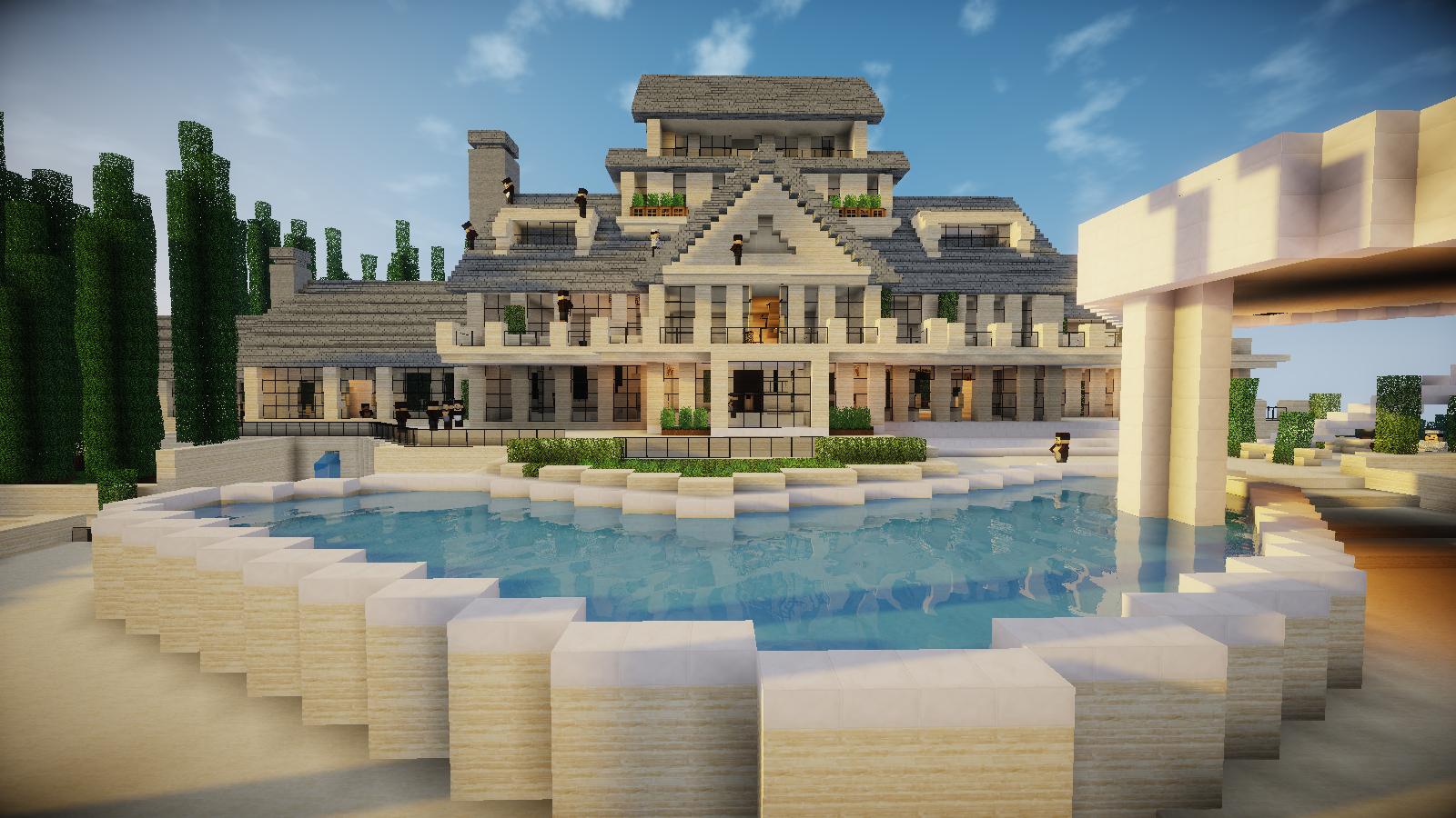 Minecraft - Como fazer uma Casa Moderna - Tutorial Manyacraft