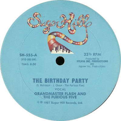Grandmaster Flash – The Birthday Party (1981, VLS, VBR)