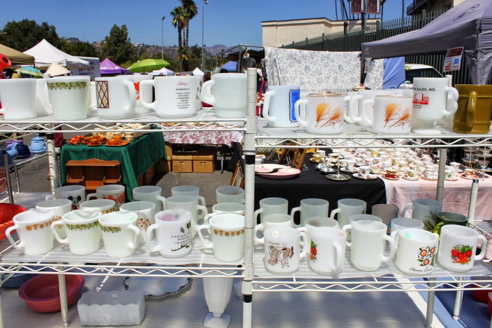 pasadena rose bowl flea market midcentury modern what not and then some midcentury modern
