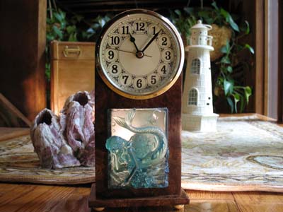 Mermaid Night Light and Clock