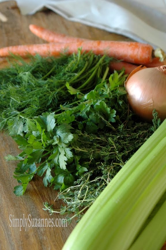 home-made chicken stock